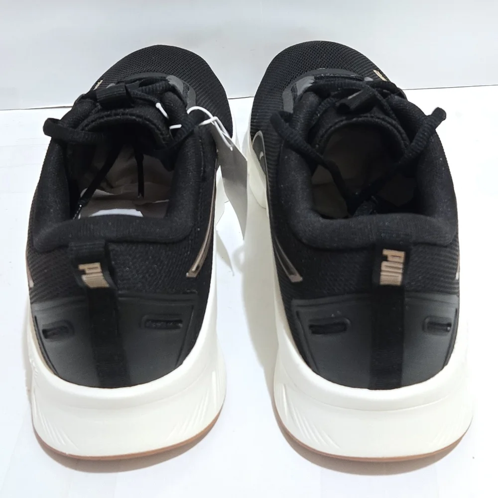 Puma Focus Lite Women's Black Rose Gold Lightweight Running Shoes - Picture 4 of 8